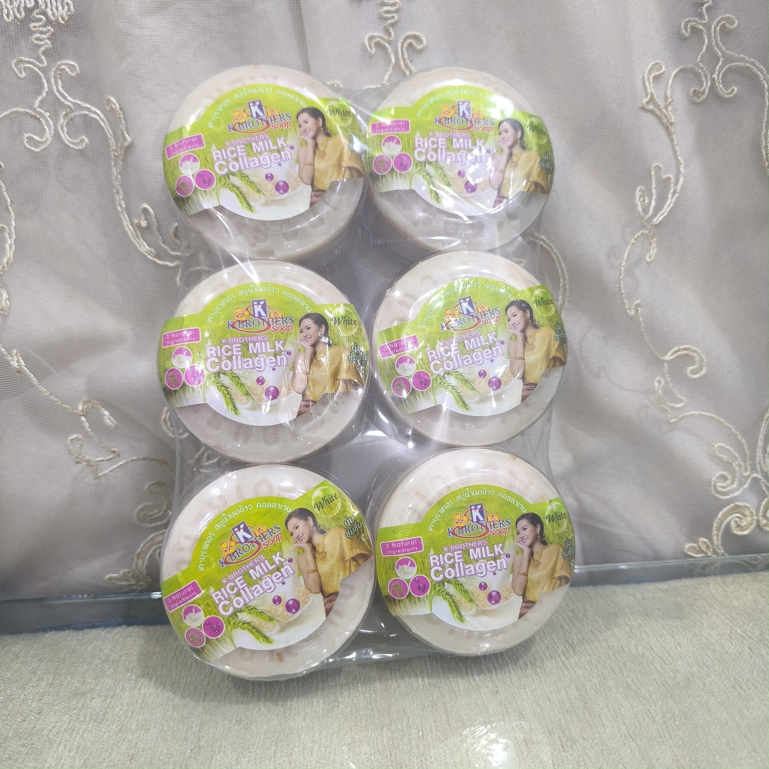 صابون برنج وکلاژن کی برادرز وزن 160گرم