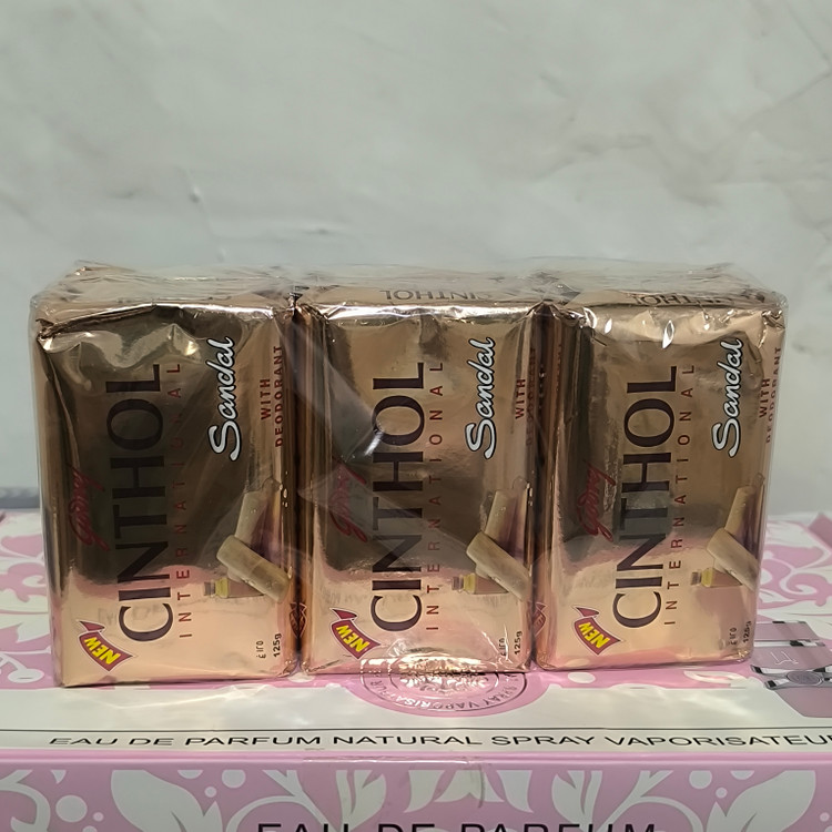 صابون صندل سینثول اینترنشنال ۱۲۵ گرمی (اصل) – ضد جوش و روشنکننده